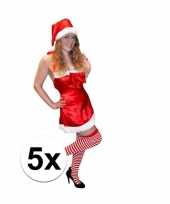Sexy 5x santa run kerstjurkje dames